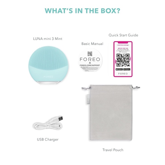 Foreo Luna Mini 3 - Facial Cleaning Massager - New in Box - Picture 4 of 5